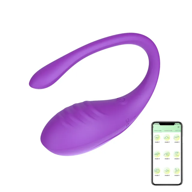 Drahtlose-Bluetooth Silikon Dildo G-Punkt Vibrator Sexspielzeug Frauen Klitoris