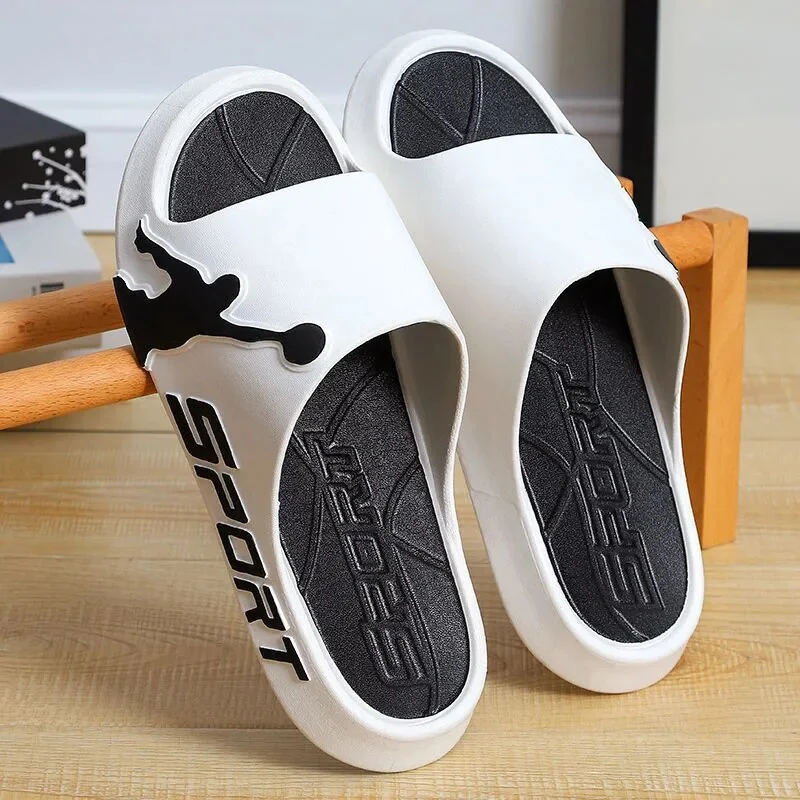 Badelatschen Hausschuhe Flip Flops Frauen Herren Sandalen Weiche EVA Sohle