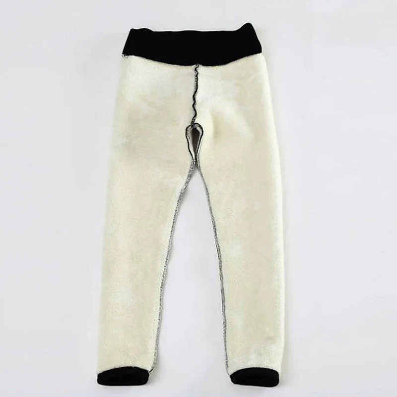 Frauen Winter Warm Thermo Hose Innenfleece Strumpfhose Blickdicht Hosen Leggins