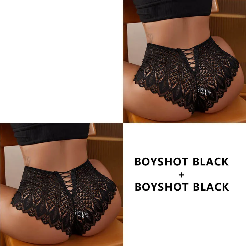 2Stk Frauen Spitze Tanga String Höschen Sexy Schlüpfer Slip Dessous Unterwäsche