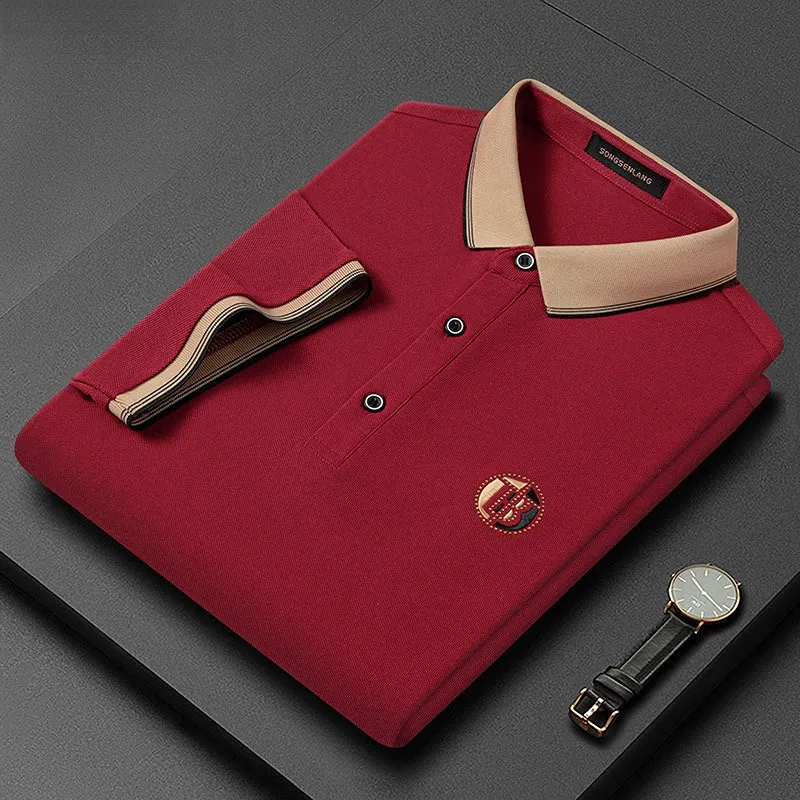 Herren Poloshirt POLO Shirt Zip Kontrast Kragen Kurzarm Slim Fit Hemd Polohemd