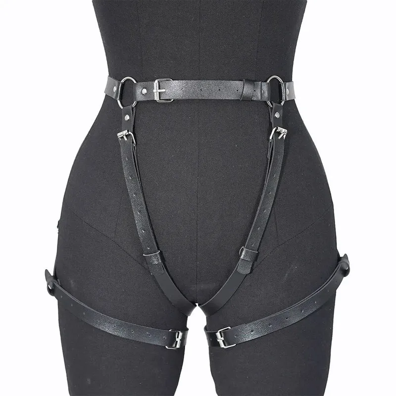 Sexy Harness Kette BH Gürtel Toys Punk Goth Frauen Bdsm Bondage Dessous