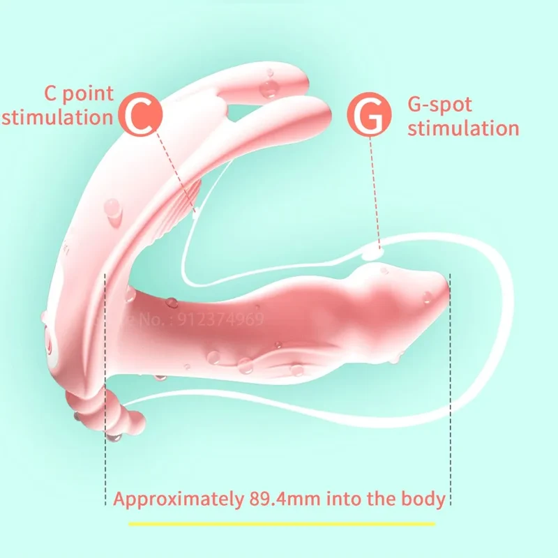 Drahtlose-Bluetooth Silikon Dildo G-Punkt Vibrator Sexspielzeug Frauen Klitoris