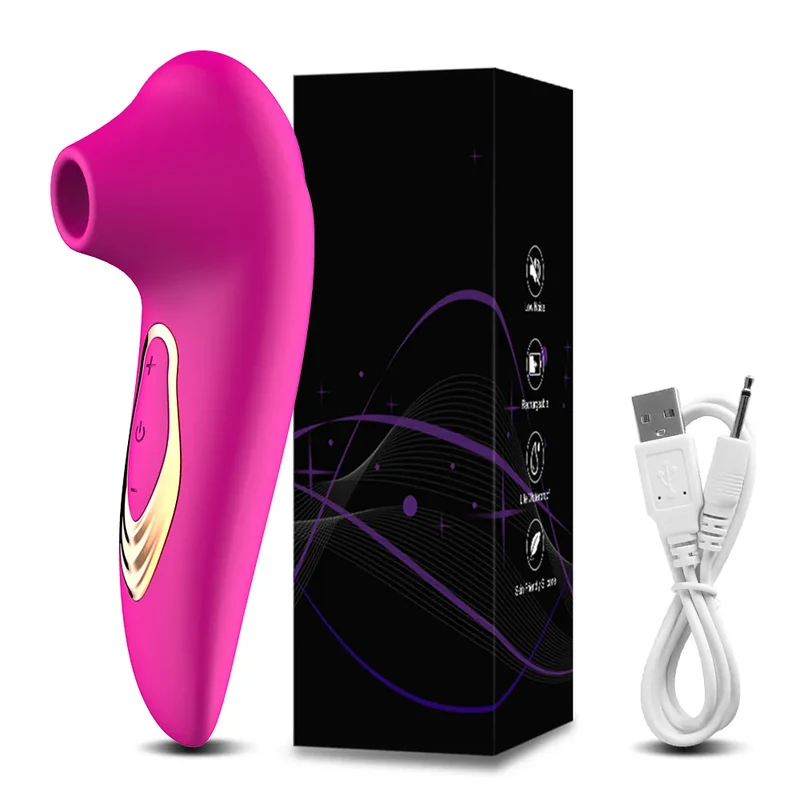Silikon Dildo G-Punkt Saug Vibrator 10 modi Sexspielzeug für Frauen Klitoris