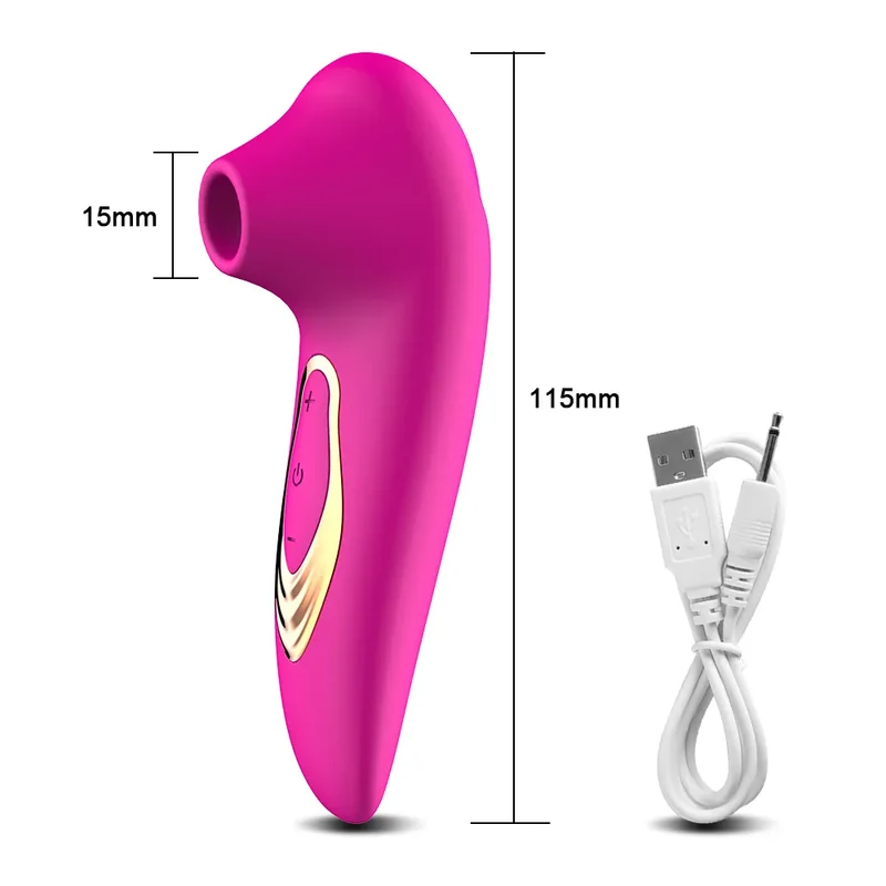 Silikon Dildo G-Punkt Saug Vibrator 10 modi Sexspielzeug für Frauen Klitoris