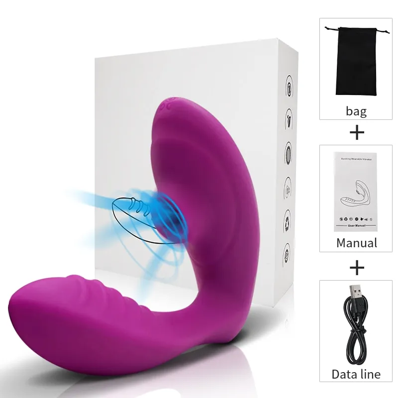 Silikon Dildo G-Punkt Saug Vibrator 10 modi Sexspielzeug für Frauen Klitoris