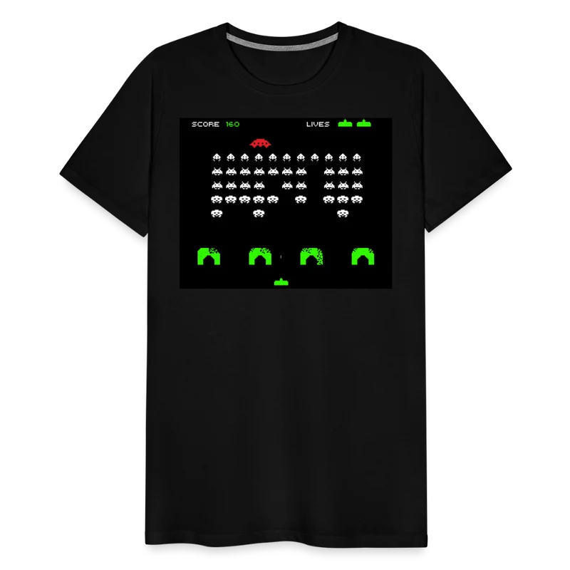 Männer Vintage 80er T-Shirt Rundhals Unisex 100% Baumwolle Streetwear