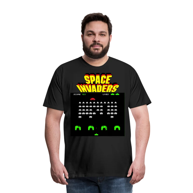 Männer Vintage 80er T-Shirt Rundhals Unisex 100% Baumwolle Streetwear