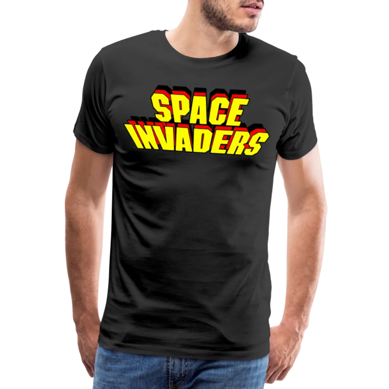 Männer Vintage 80er T-Shirt Rundhals Unisex 100% Baumwolle Streetwear