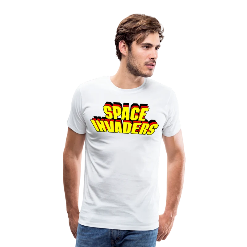 Männer Vintage 80er T-Shirt Rundhals Unisex 100% Baumwolle Streetwear