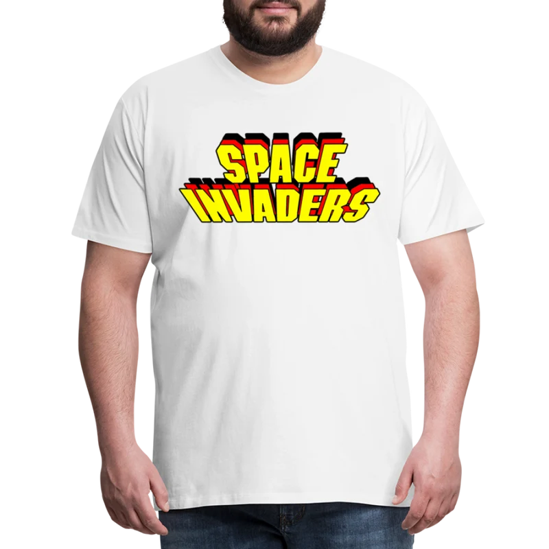 Männer Vintage 80er T-Shirt Rundhals Unisex 100% Baumwolle Streetwear