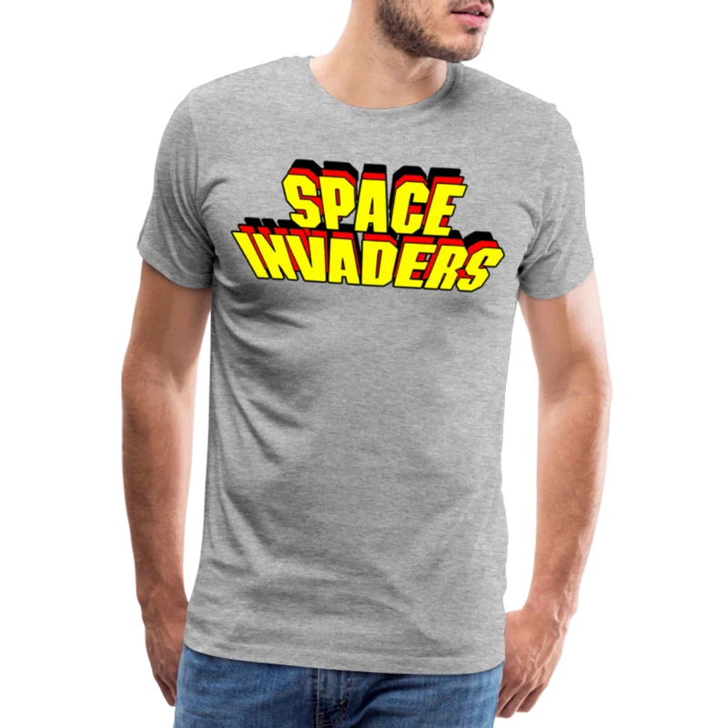 Männer Vintage 80er T-Shirt Rundhals Unisex 100% Baumwolle Streetwear