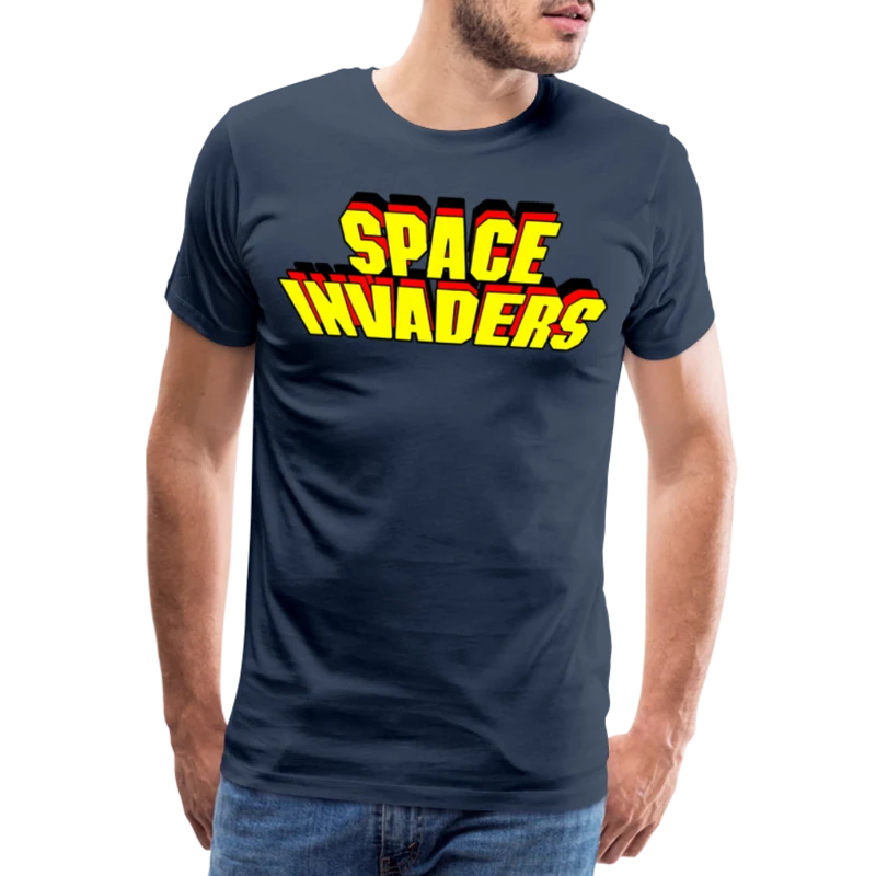 Männer Vintage 80er T-Shirt Rundhals Unisex 100% Baumwolle Streetwear