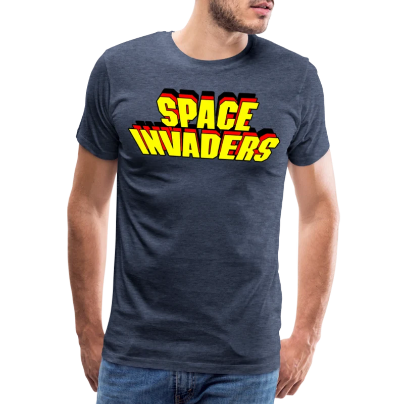 Männer Vintage 80er T-Shirt Rundhals Unisex 100% Baumwolle Streetwear