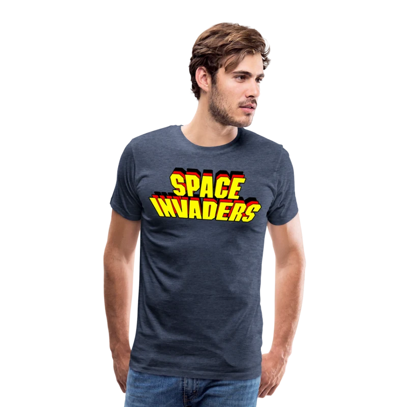 Männer Vintage 80er T-Shirt Rundhals Unisex 100% Baumwolle Streetwear