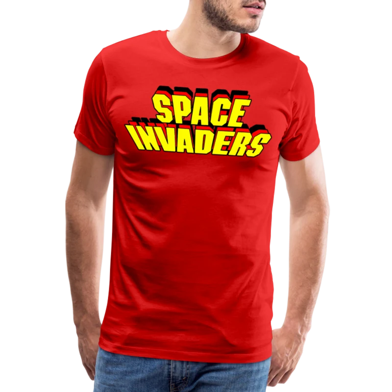 Männer Vintage 80er T-Shirt Rundhals Unisex 100% Baumwolle Streetwear