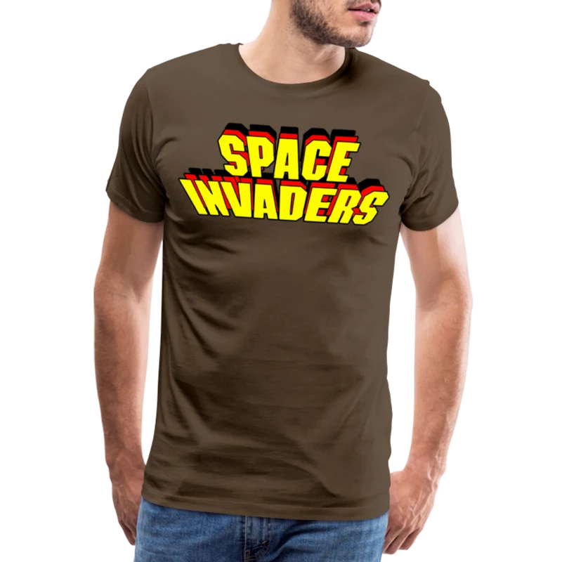 Männer Vintage 80er T-Shirt Rundhals Unisex 100% Baumwolle Streetwear