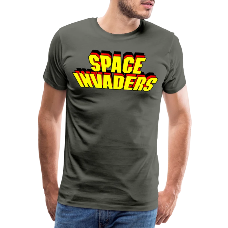 Männer Vintage 80er T-Shirt Rundhals Unisex 100% Baumwolle Streetwear