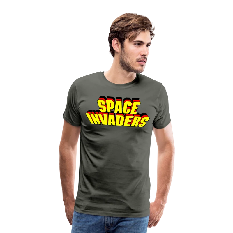 Männer Vintage 80er T-Shirt Rundhals Unisex 100% Baumwolle Streetwear