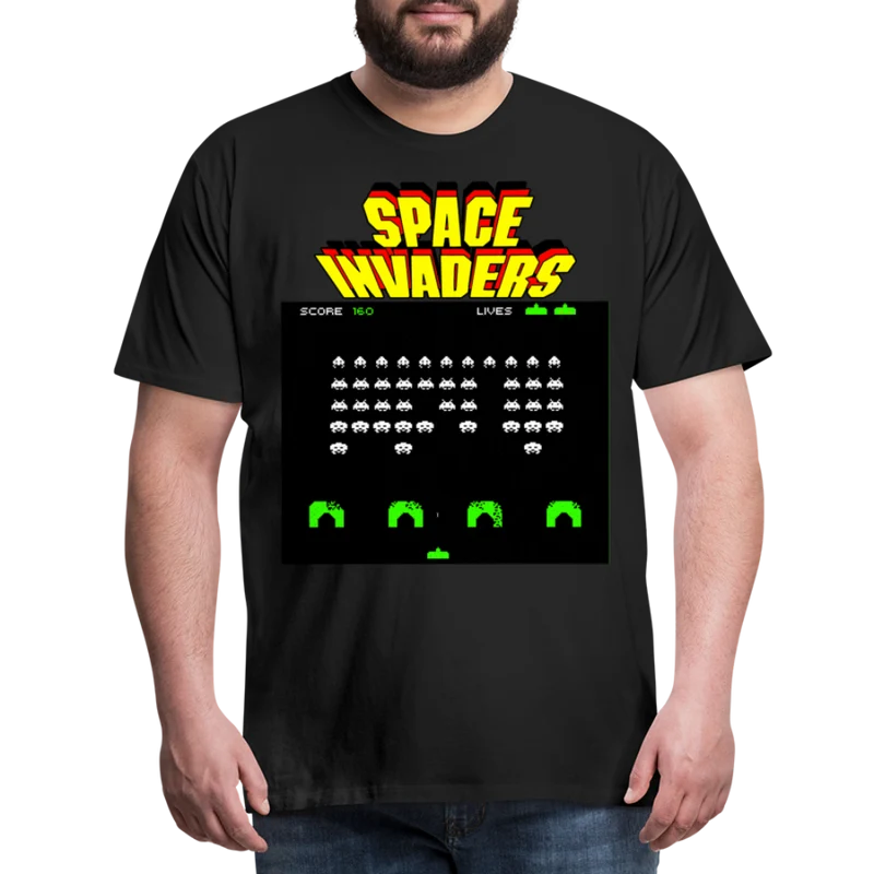 Männer Vintage 80er T-Shirt Rundhals Unisex 100% Baumwolle Streetwear