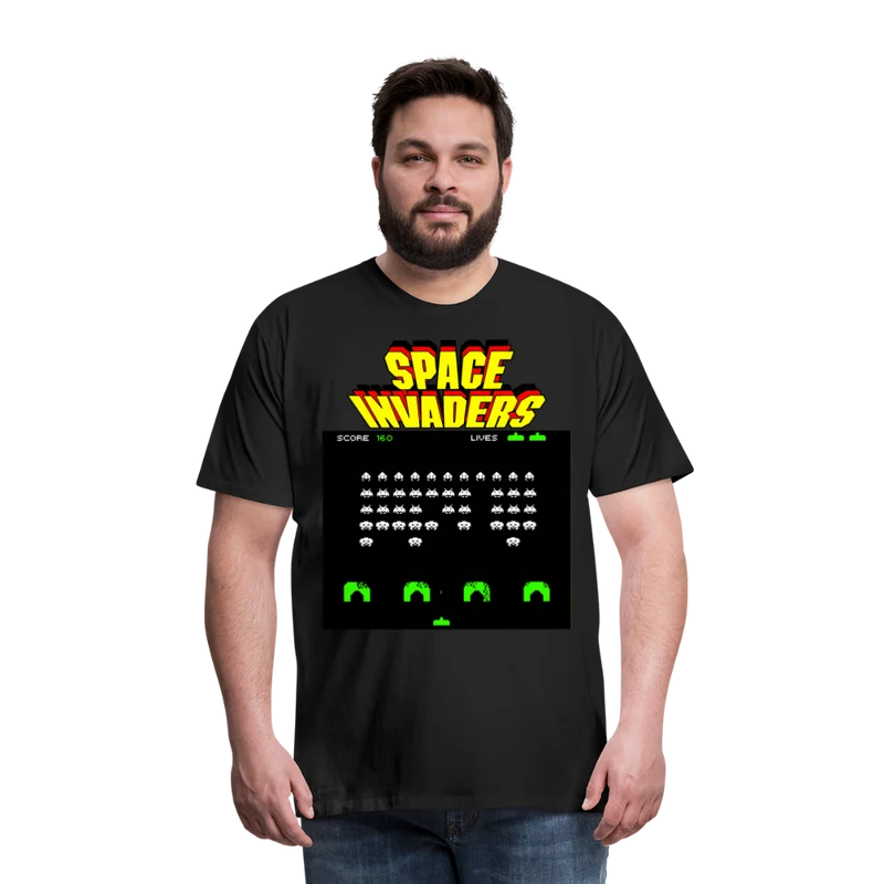 Männer Vintage 80er T-Shirt Rundhals Unisex 100% Baumwolle Streetwear