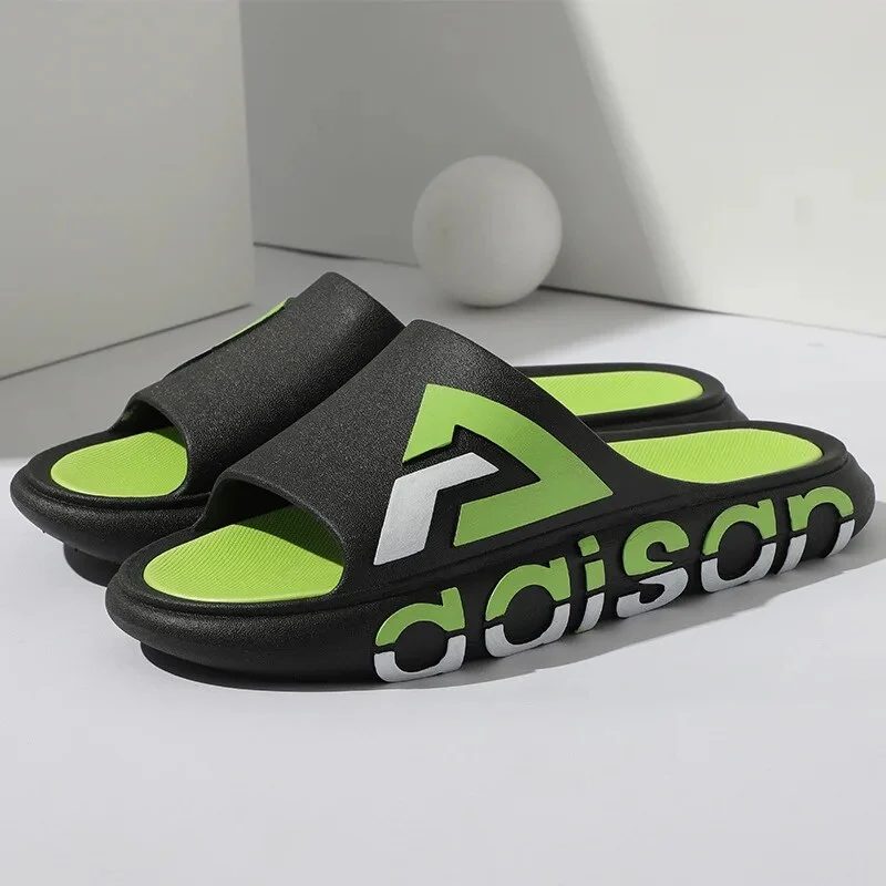 Badelatschen Hausschuhe Flip Flops Frauen Herren Sandalen Weiche EVA Sohle
