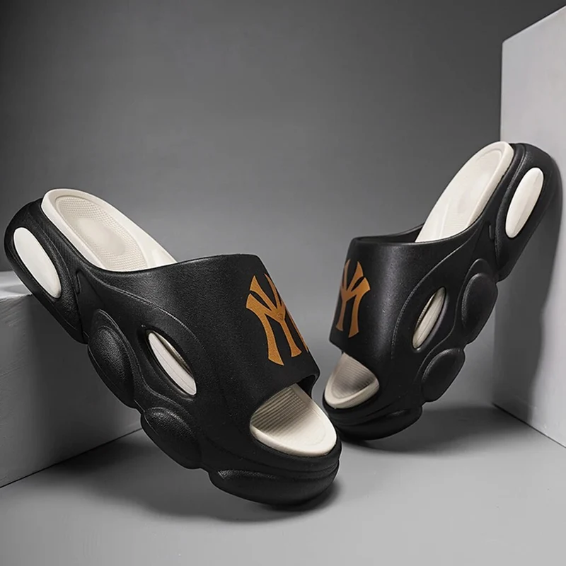 Badelatschen Hausschuhe Flip Flops Frauen Herren Sandalen Weiche EVA Sohle