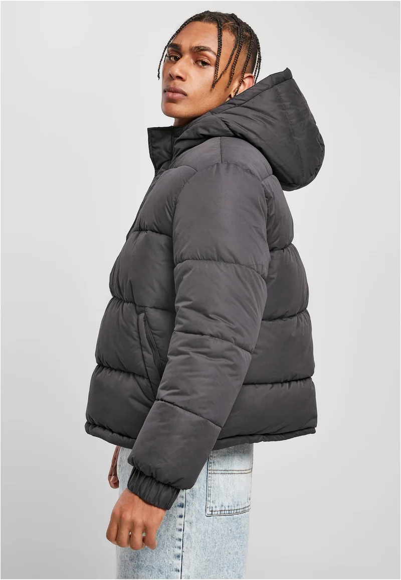 UC Hooded Cropped Pull Over Jacket