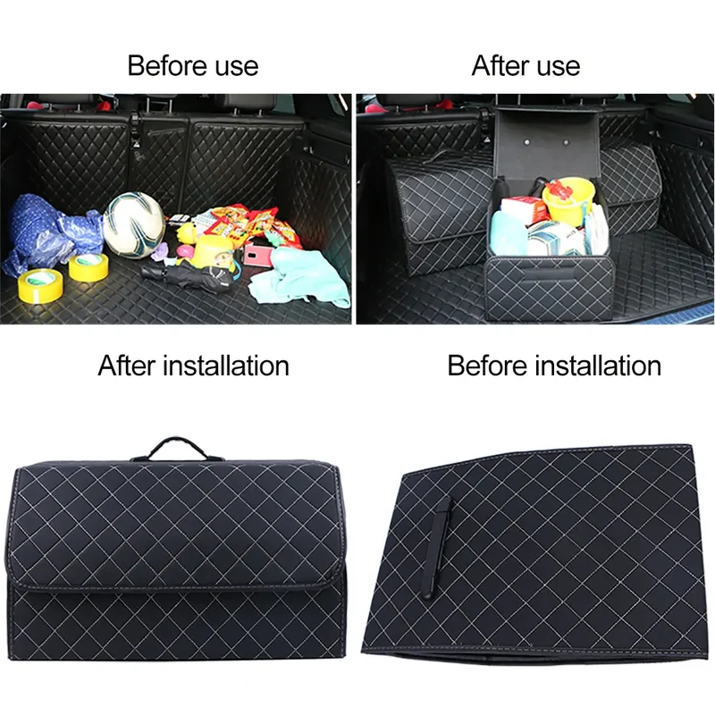 Aufbewahrungsbox Kofferraum Organizer Auto Tasche Kofferraumtasche Klappbarer