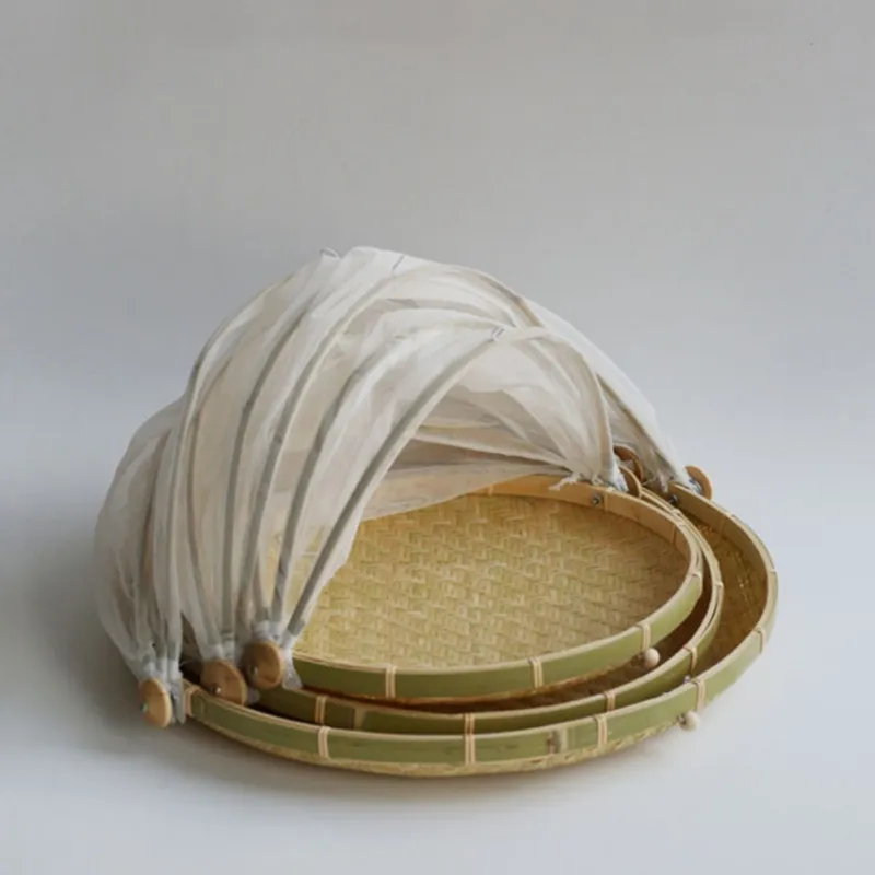 Fliegenhaube Faltbar Lebensmittel Abdeckung Kuchenabdeckung Nylon Netz Essen