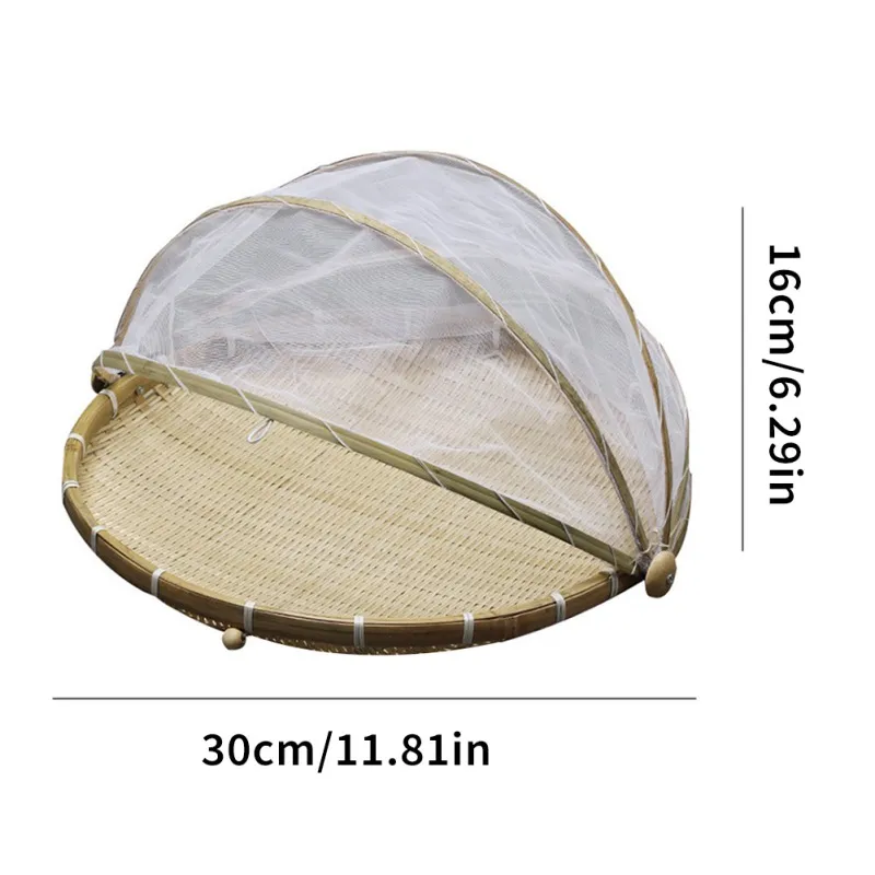 Fliegenhaube Faltbar Lebensmittel Abdeckung Kuchenabdeckung Nylon Netz Essen