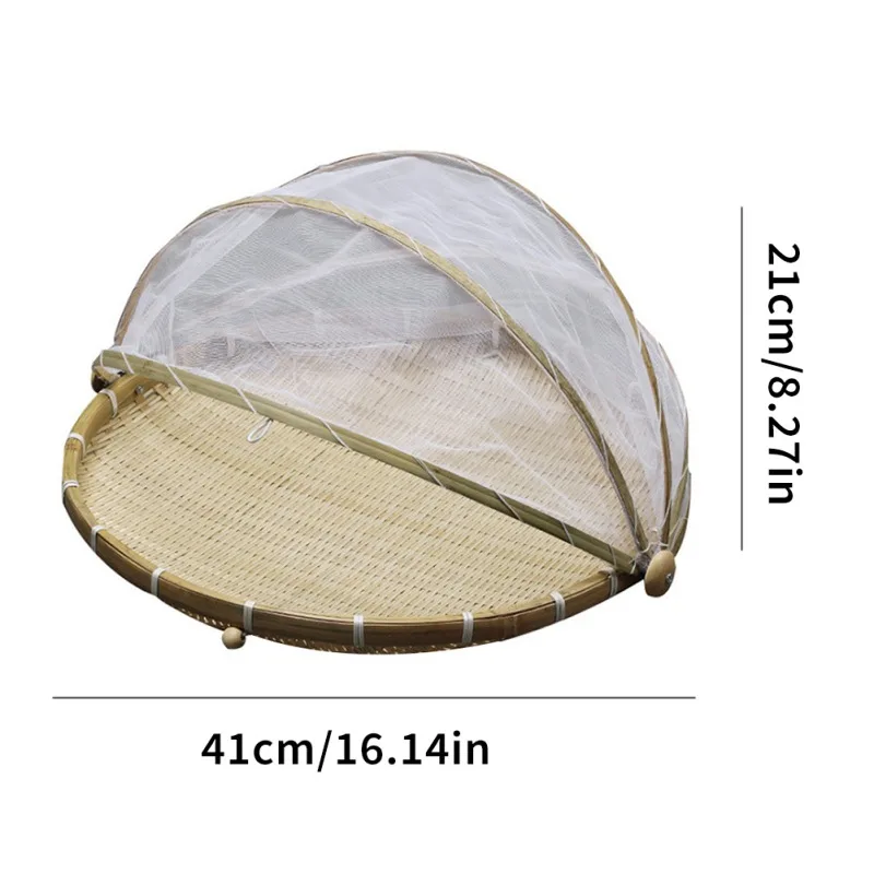 Fliegenhaube Faltbar Lebensmittel Abdeckung Kuchenabdeckung Nylon Netz Essen