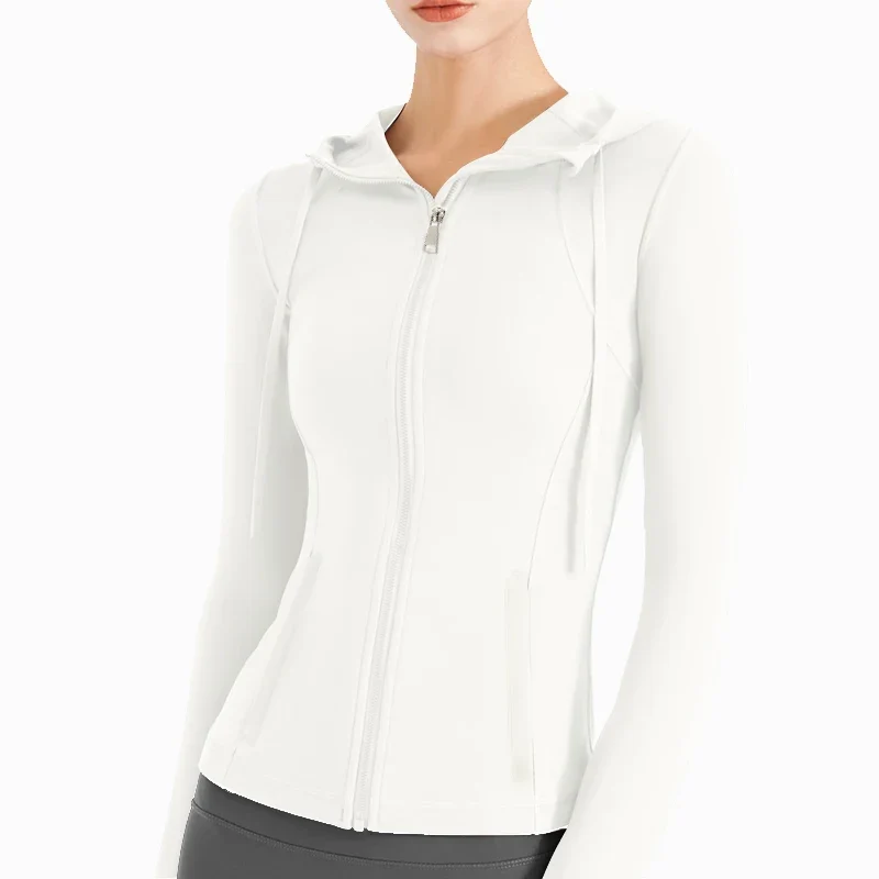 Damen Sweatshirt Hoodie Shirt Fitness Gym Jacke Windbreaker Yoga Sportswear