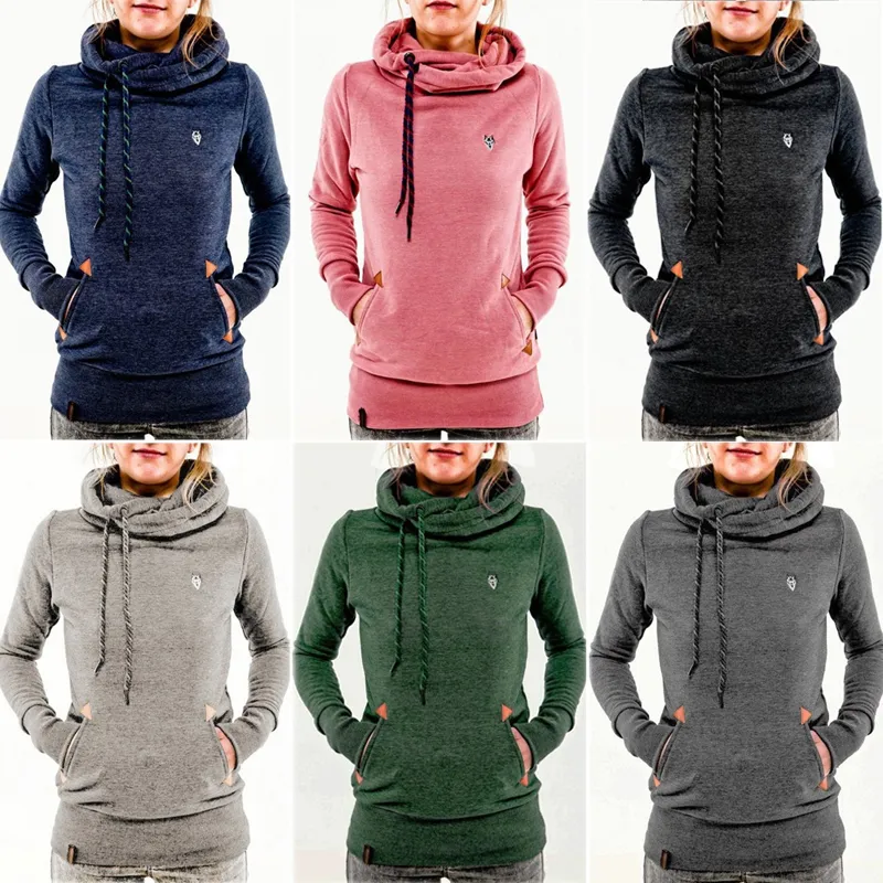 Damen Pullover Kapuzenpullover Sweatjacke Sweatshirt Hoodie Jacke Pulli Kapuze