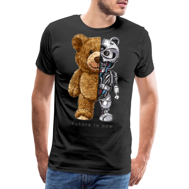 Männer Fashion 3D T-Shirt Rundhals Unisex Sommer Streetwear 100% Baumwolle