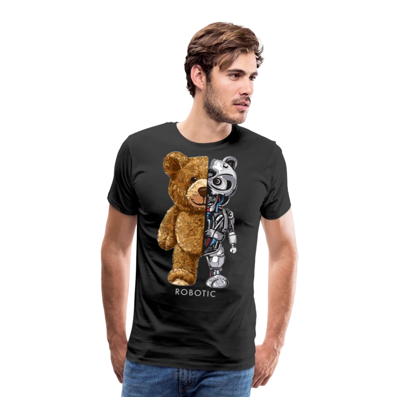 Männer Fashion 3D T-Shirt Rundhals Unisex Sommer Streetwear 100% Baumwolle
