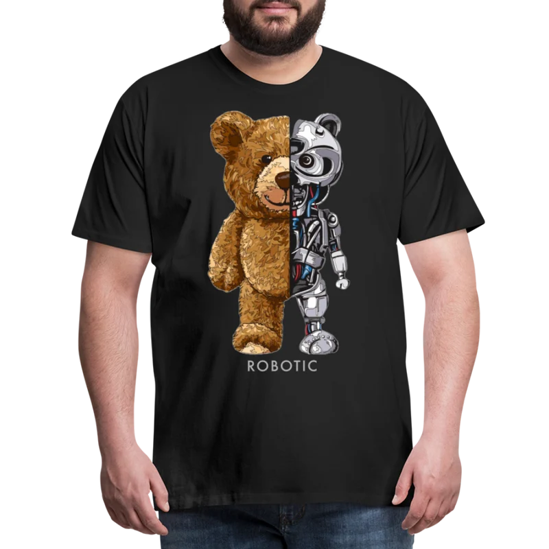 Männer Fashion 3D T-Shirt Rundhals Unisex Sommer Streetwear 100% Baumwolle