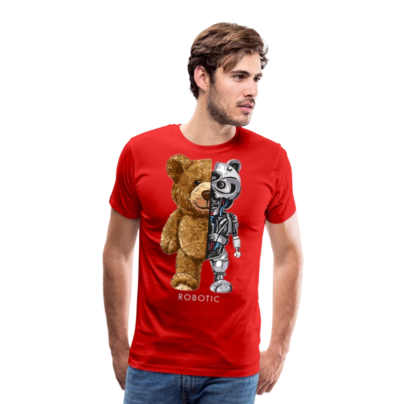 Männer Fashion 3D T-Shirt Rundhals Unisex Sommer Streetwear 100% Baumwolle
