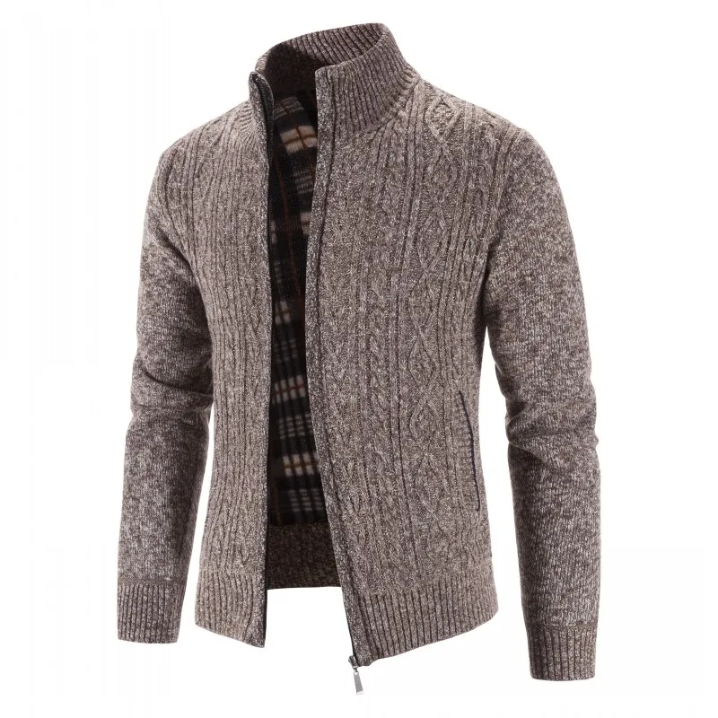 Herren Herbst Jacke Übergangsjacke Warme Sweatjacke Outdoor Zipper Sweater NEU