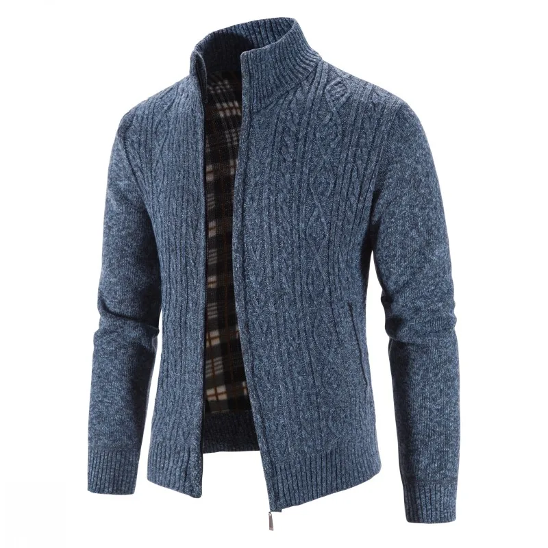 Herren Herbst Jacke Übergangsjacke Warme Sweatjacke Outdoor Zipper Sweater NEU