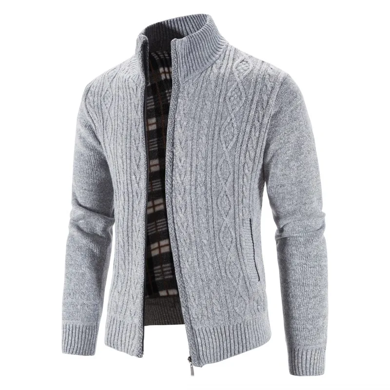 Herren Herbst Jacke Übergangsjacke Warme Sweatjacke Outdoor Zipper Sweater NEU