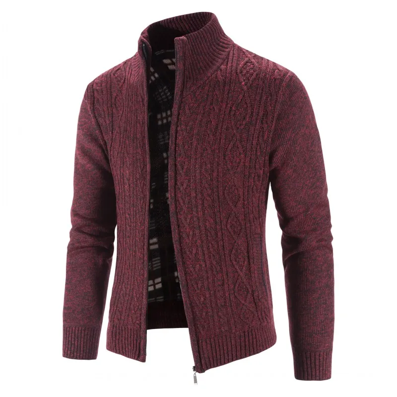 Herren Herbst Jacke Übergangsjacke Warme Sweatjacke Outdoor Zipper Sweater NEU