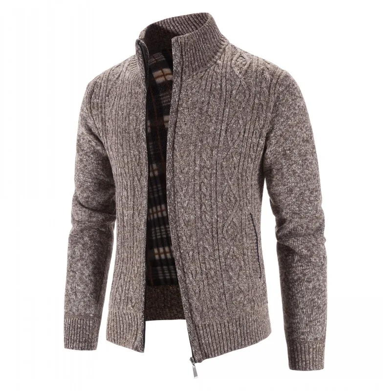 Herren Herbst Jacke Übergangsjacke Warme Sweatjacke Outdoor Zipper Sweater NEU
