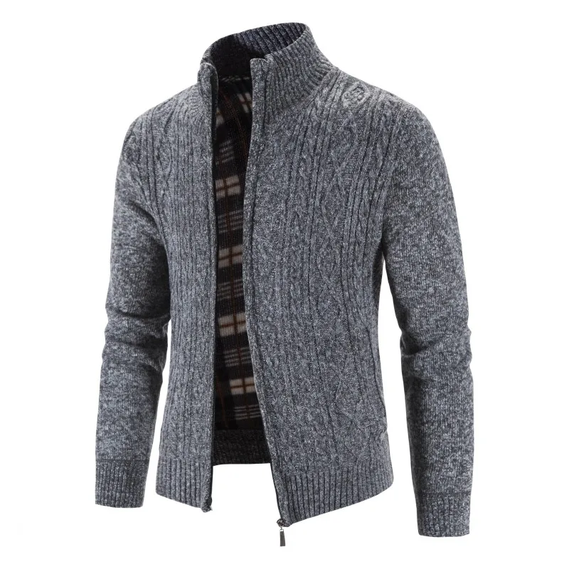 Herren Herbst Jacke Übergangsjacke Warme Sweatjacke Outdoor Zipper Sweater NEU