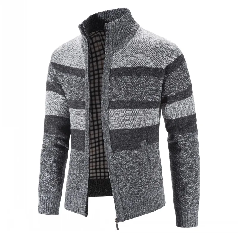Herren Herbst Jacke Übergangsjacke Warme Sweatjacke Outdoor Zipper Sweater NEU