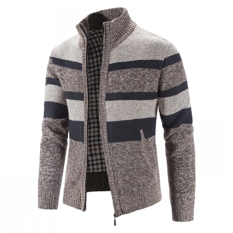 Herren Herbst Jacke Übergangsjacke Warme Sweatjacke Outdoor Zipper Sweater NEU