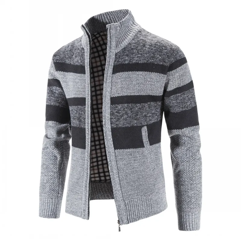 Herren Herbst Jacke Übergangsjacke Warme Sweatjacke Outdoor Zipper Sweater NEU