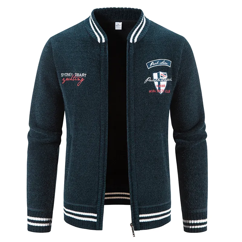 Herren Herbst Jacke Übergangsjacke Warme Sweatjacke Outdoor Zipper Sweater NEU