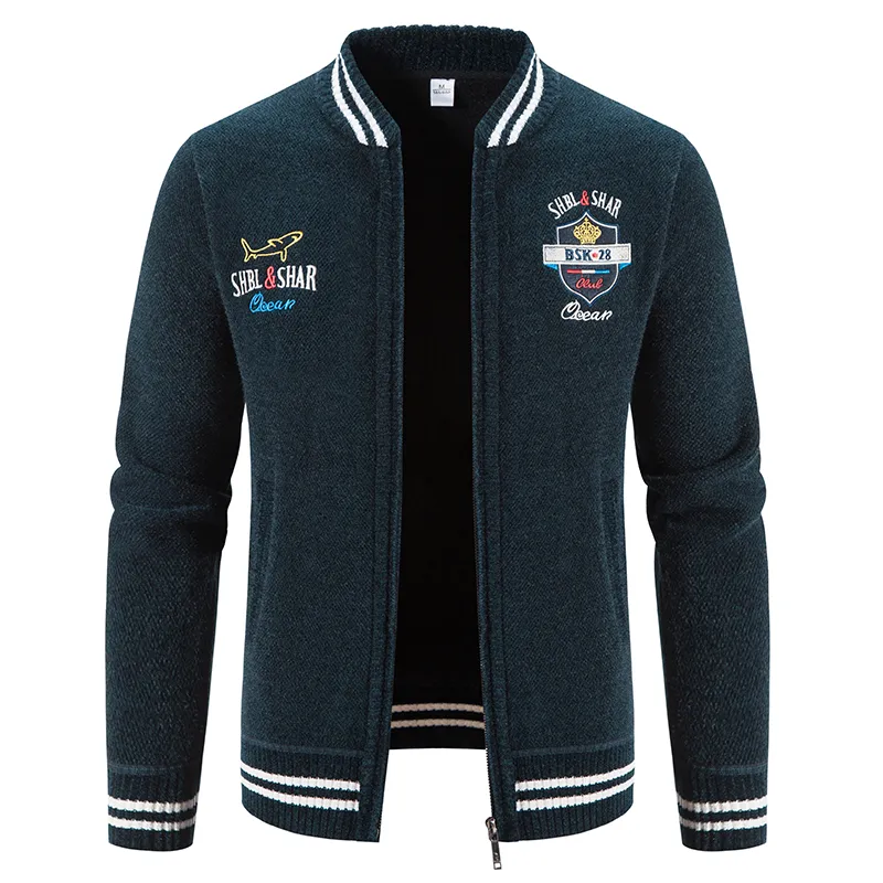 Herren Herbst Jacke Übergangsjacke Warme Sweatjacke Outdoor Zipper Sweater NEU