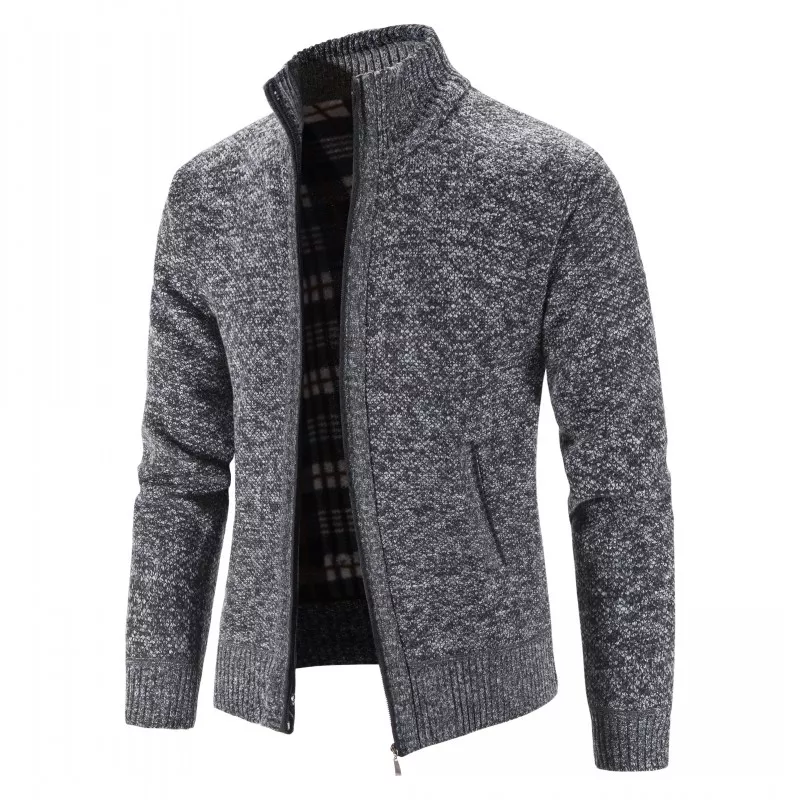 Herren Herbst Jacke Übergangsjacke Warme Sweatjacke Outdoor Zipper Sweater NEU